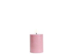 Uyuni - Cilinderkaars LED 7,8 x 10,1 cm Rustic Dusty Rose  Lighting