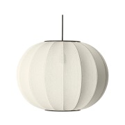Made By Hand - Knit-Wit 45 Round LED Hanglamp Pearl White