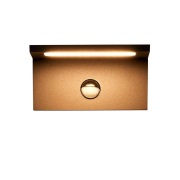 Lucande - Darina LED BuitenWandlamp w/Sensor Graphite