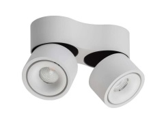 Antidark - Easy Mini Double W275 LED Plafondlamp w/Hole 2700K Wit