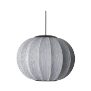 Made By Hand - Knit-Wit 45 LED hanglamp, Ø 45 cm, zilver