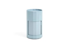 HAY - Facet Bijzettafel incl. Feet & Castors High Misty Blue