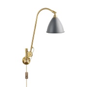 GUBI - Bestlite Bl6 Wandlamp Ø16 Geelkoper/Gray