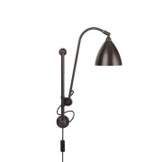 GUBI - Bestlite BL5 wandlamp, Ø 16 cm, zwart/messing