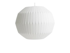 Herman Miller - Nelson Angled Sphere Bubble Hanglamp L Off-White