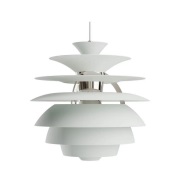 Louis Poulsen - PH Snowball Hanglamp Dusty Green/High Lustre Chrome Pl...