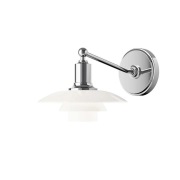 Louis Poulsen - PH 2/1 wandlamp, wit/opaal, glas, 16,5 cm