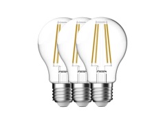 Nordlux - Lichtbronnen Smart 4,7W (600lm) 2200-6500K Clear 3-pack E27
