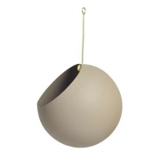 AYTM - Globe Pot Ø17xH28 Taupe/Gold