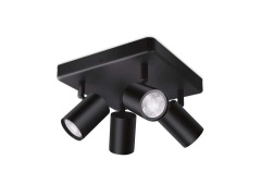 WiZ - Imageo  4 Plafondlamp Square RGB Black