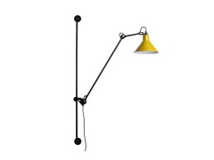 Lampe Gras - 214 Wandlamp Conic Geel