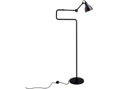 Lampe Gras - 411 VloerLamp Zwart/Zwart/Koper
