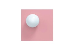 Swedish Ninja - Candy Big Square S wand-/plafondlamp, roze