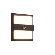 Lucande - Gylfi Buiten Wandlamp w/Sensor Graphite/White