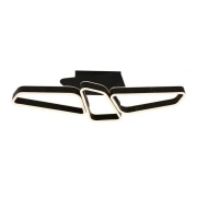 Lucande - Quinn 3 Plafondlamp Black/Gold