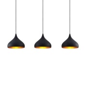Lindby - Elamira Hanglamp Black/Gold