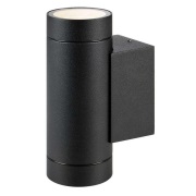 Markslöjd - Pipe 2 Buiten Wandlamp IP44 Black