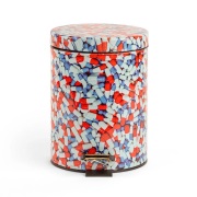 Seletti - Pills Toiletpaper Home Bin Ø20,5 H. 27,5 Wit/Rood/Blauw