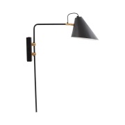 House Doctor - Club Wandlamp 22cm Zwart