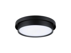 Paulmann - Malik LED Plafondlamp 3-step Dim. Matt Zwart