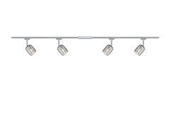 Paulmann - Blossom 4 Plafondlamp Urail-set Chroom/Smoke