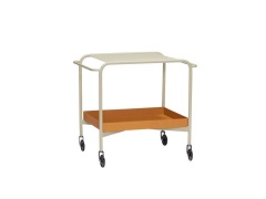 Hübsch - Push Trolley Zand/Brown