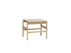 Hübsch - Tile Bijzettafel Mint/Naturel