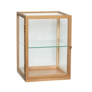 Hübsch - Poetic Tentoonstellingsvitrine Small Naturel