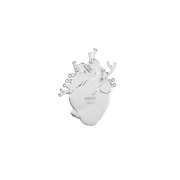 Seletti - Love In Bloom Glass Heart Vaas