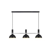 Markslöjd - Larry 3 Hanglamp Black/Chrome