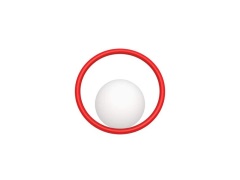 Swedish Ninja - Hula Hoop Wandlamp HW Strawberry Red