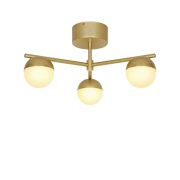 Nordlux - Contina Plafondlamp Geborsteld Geel Koper