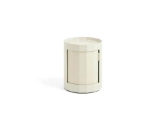 HAY - Facet Bijzettafel incl. Feet & Castors Low Eggshell