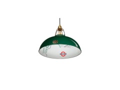 Coolicon - Grote hanglamp uit 1933, Ø 40 cm, groen