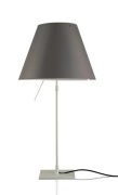 Luceplan - Costanza Tafellamp met Dimmer Alu/Concrete Gray