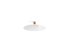 Luceplan - Millimetro Plafondlamp H23 Ø85 Brass/Mirror