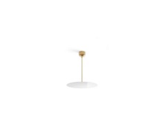 Luceplan - Millimetro Plafondlamp H53 Ø50 Brass/Mirror