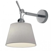 Artemide - Tolomeo Parete Diffusore wandlamp, grijs, Ø 32 cm