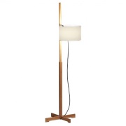 Santa & Cole - TMM Vloerlamp Oak/White Met diffuser