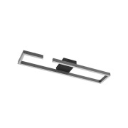 Lucande - Yvor LED Plafondlamp Zwart