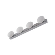 Lucande - Myrra LED Wandlamp IP44 Chroom/Wit