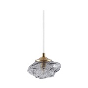 Lindby - Piatra Hanglamp Rook/Geel Koper