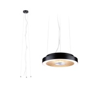 Paulmann - Volea LED Hanglamp Ø40 IP44 Dim. Black/Silver