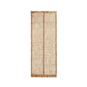ferm LIVING - Athens Stripes tapijt 80 x 200 cm naturel/crème