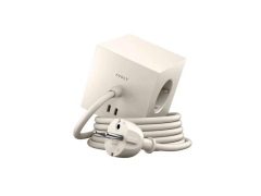 AVOLT - Square 1 w/30W Dual USB-C & Magnet 1,8m Beige
