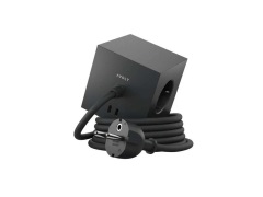 AVOLT - Stopcontact Square 1 Magnetic zwart 3 m 3 x Schuko 2 x USB