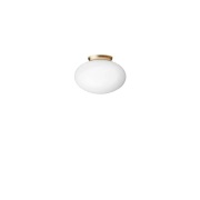 Nuura Aps - Rizzatto 301 plafondlamp, Ø 30 cm messingkleurig/opaak Nuu...