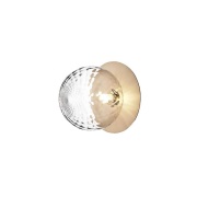 Nuura Aps - Liila 1 Wand-/Plafondlamp IP44 Large Nordic Gold/Optic Cle...