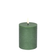 Uyuni Lighting - LED-stompkaars. 7,8 cm, olijfgroen
