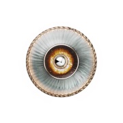 DESIGN BY US - New Wave Optic Wandlamp XL Smoke/Silver